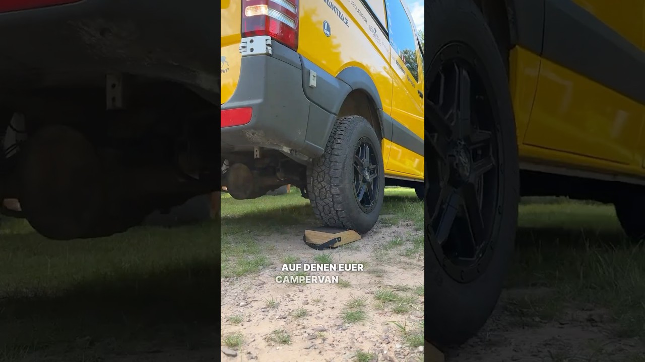 Massive DIY Auffahrkeile für den Campervan 