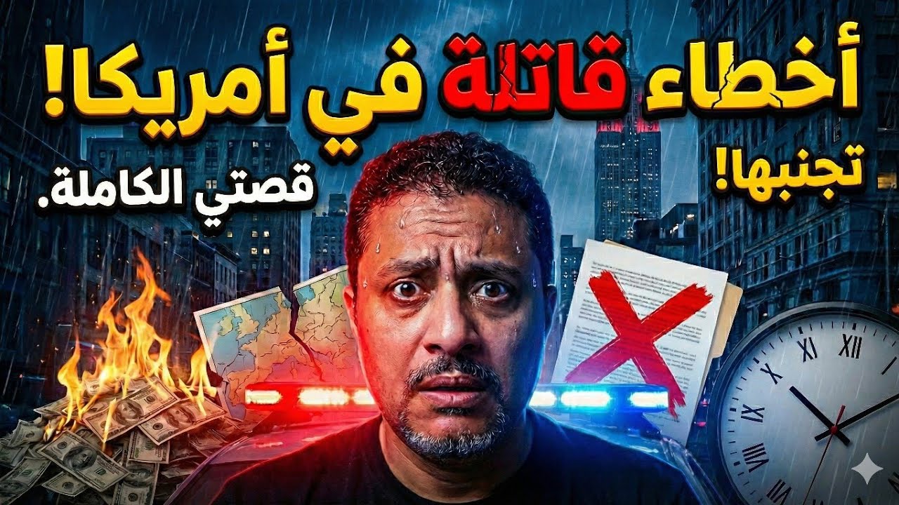 أسوأ ثلاثة أخطاء وقعت فيها في أمريكا - لا تفعل مثلي