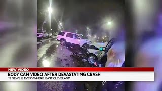 Body cam video captures moments after crash that severely injured baby