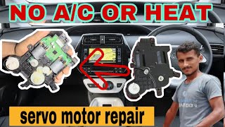 Car Air Conditioner Servo Motor Disassembly & Repair| ac servo motor problem|MS AUTOS