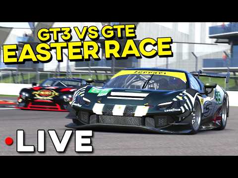GT3 vs GTE 80mins of Silverstone National EASTER RACE!