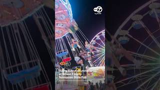 Swing ride malfunctions at Wilson County Tennessee State Fair