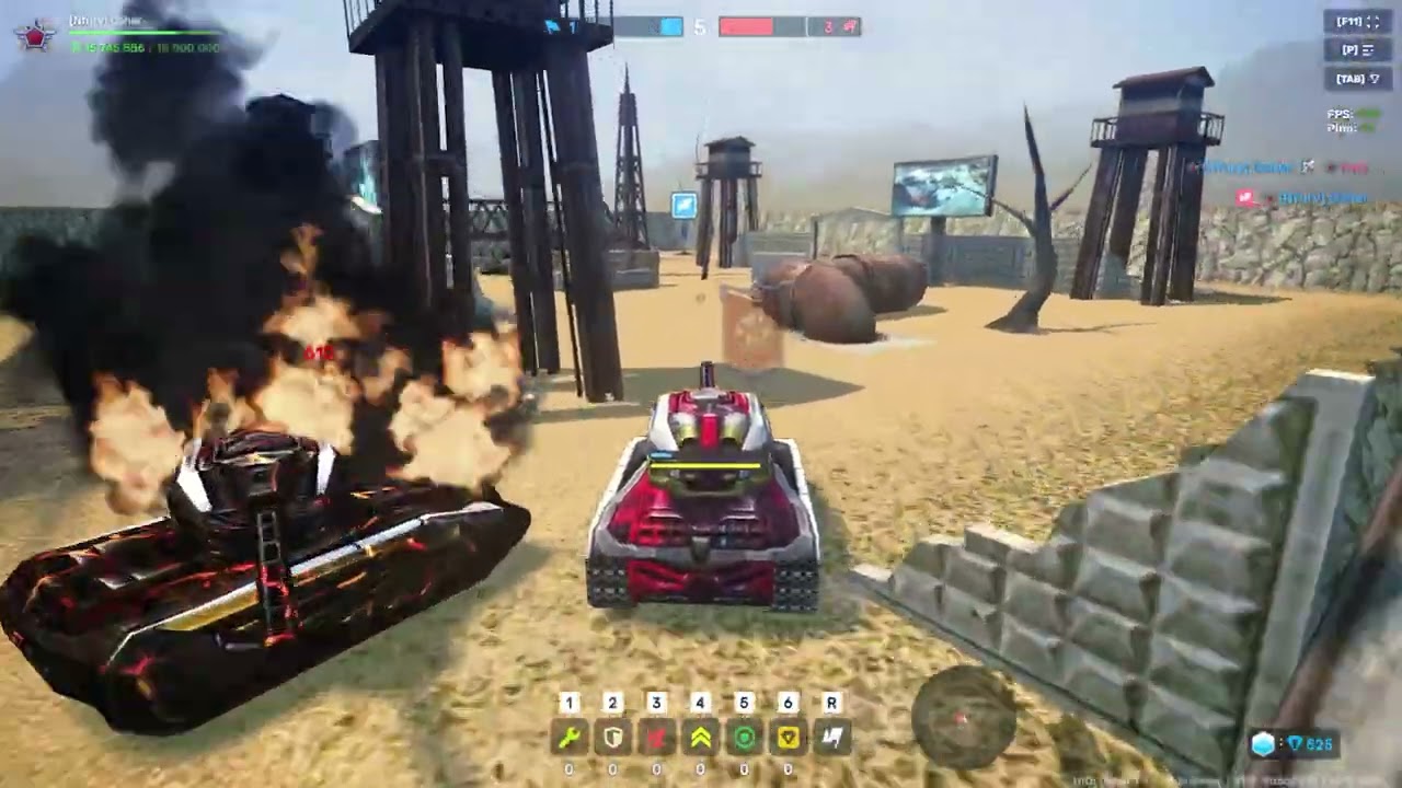 Tanki Online | Osher VS nws (Insane Comeback!)