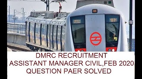 DMRC Assistant Manager exam solution 21 Feb 2020_Part_1
