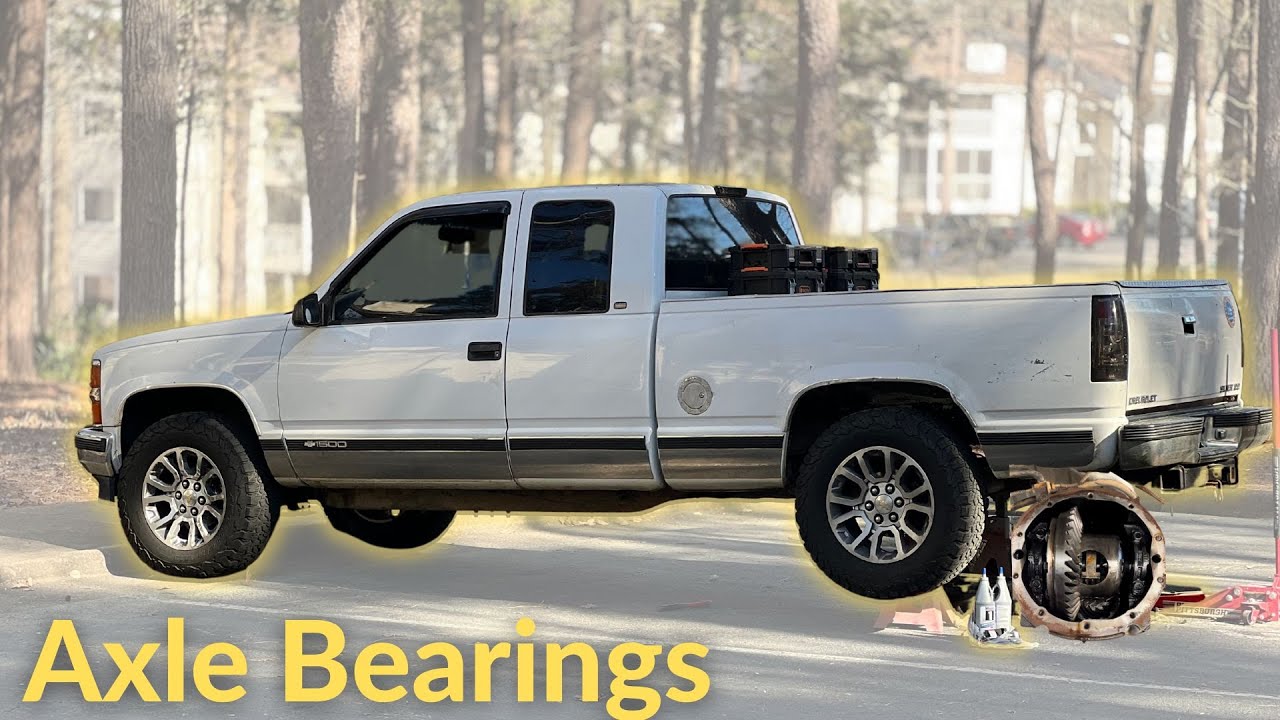 1997 K1500 Replacing Rear Axle Bearings And Seals! - YouTube
