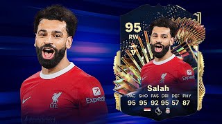 FC 24: MOHAMED SALAH 95 TOTS PLAYER REVIEW I FC 24 ULTIMATE TEAM