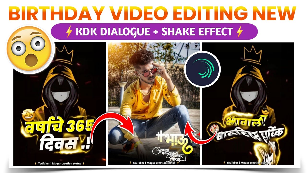 Happy Birthday Video Editing Alight Motion 2021|  Birthday Status Editing Alight Motion New