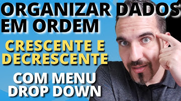 Organizar automaticamente dados em ordem crescente ou decrescente Google Sheets | Planilhas Google