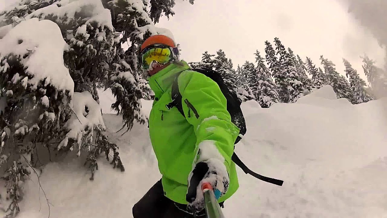 Snowboarding Canadian Powder Feb 25/12 YouTube