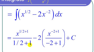 Finding an Indefinite Integral Using the Power Rule