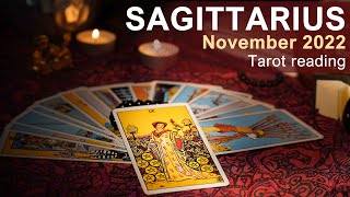 SAGITTARIUS NOVEMBER 2022 TAROT "THE RAINBOW AFTER THE RAIN SAGITTARIUS: ABUNDANT NEW BEGINNING"