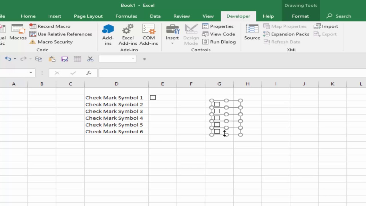 6 Ways to Insert a Check Mark in Excel - Onsite Training