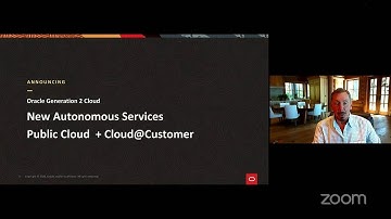 Oracle Live: Announcing New Autonomous Services