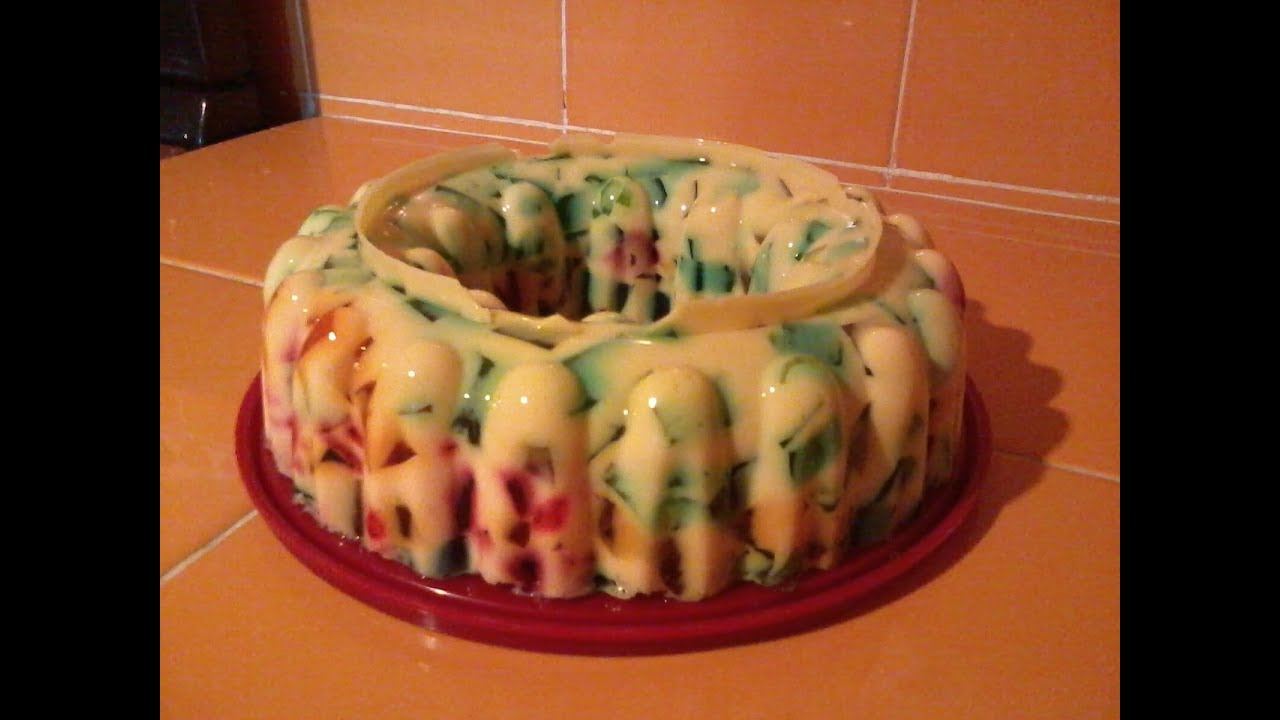 Gelatina de mosaico sabor rompope. 😋👌 YouTube