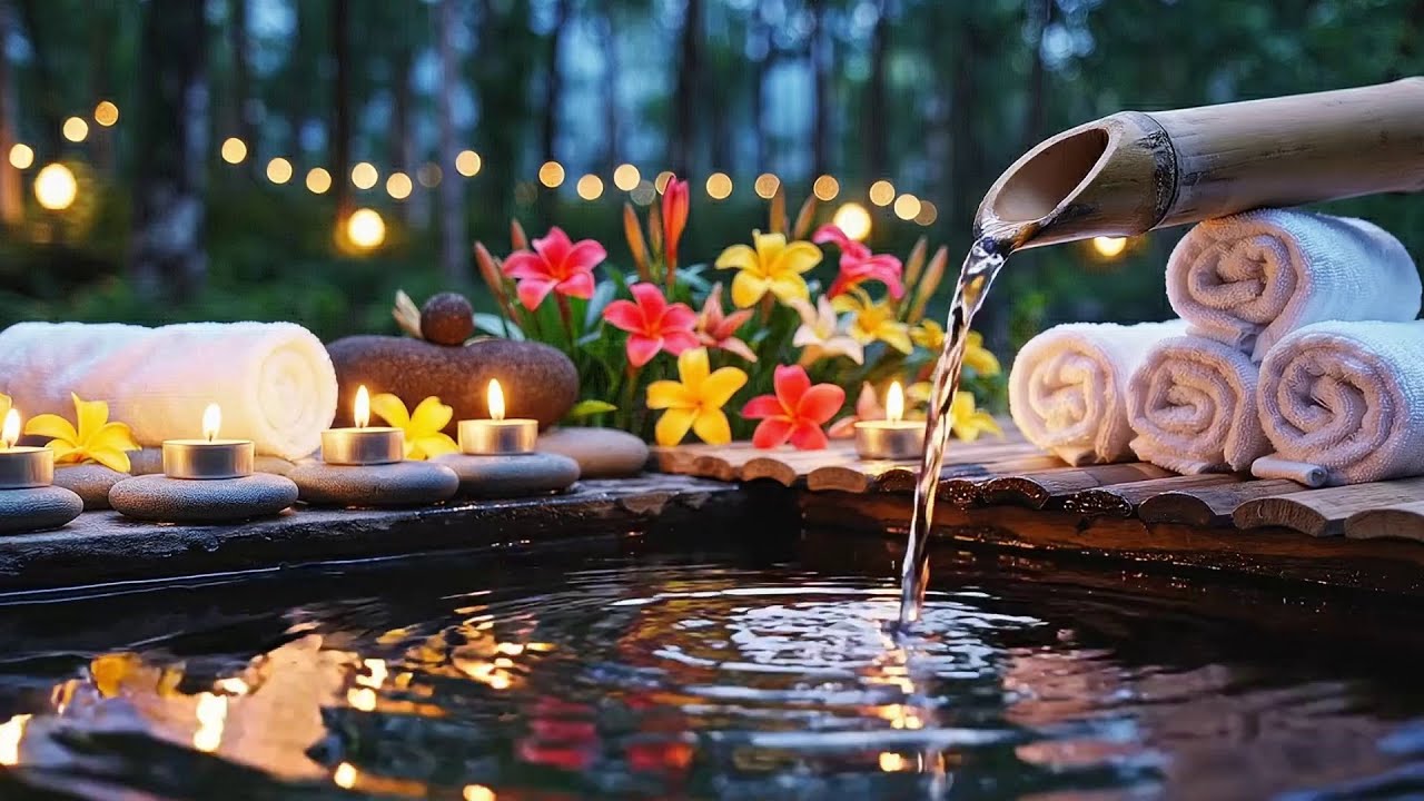 Healing Music for the Heart & Mind 🌿 Bamboo Water Sounds for Stress Relief & Deep Sleep
