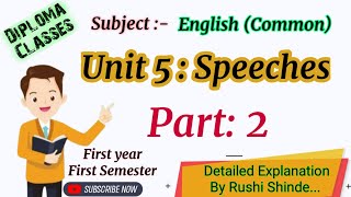 65# Unit 5 | Speeches | Part 3 | Welcome Speech |