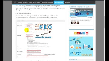 Hướng dẫn cách tạo mục lục bài viết website wordpress