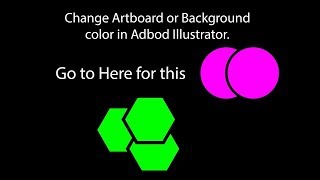 Change Background or Art board color - Adobe Illustrator - Tips 4 Tutorial in Hindi/Urdu.