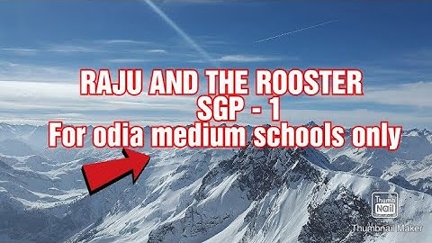 Raju And The Rooster Part 1 ( English CLASS V ) ODIA MEDIUM