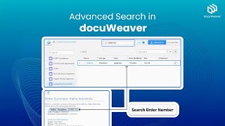 Advanced Search in docuWeaver | Search by File Name | Search by Content