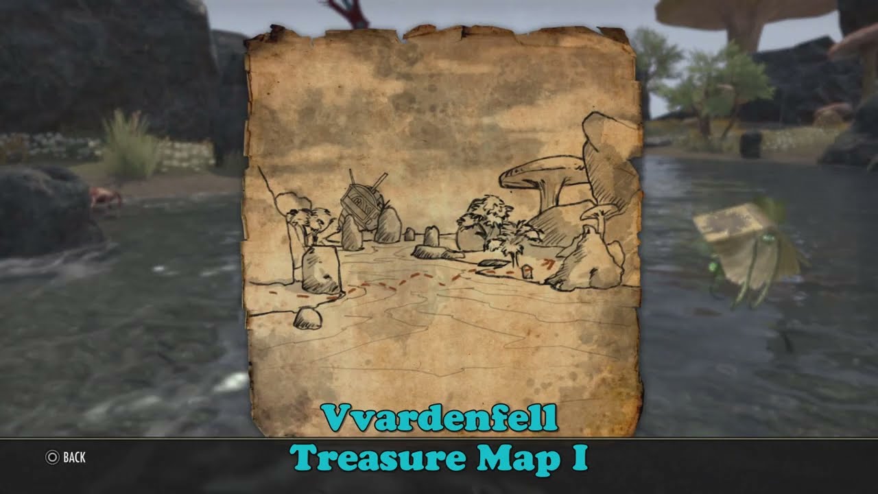 ESO Vvardenfell Treasure Map I Location The Elder Scrolls Online 