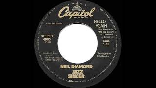 1981 HITS ARCHIVE: Hello Again (Love Theme from “The Jazz Singer”) - Neil Diamond(45 single version)