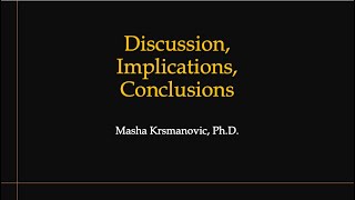 Discussion, Implications, and Conclusions