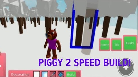 Piggy 2 map speed build (part 1)