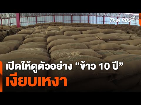 อคส. เปิดให้ดูตัวอย่าง ข้าว 10 ปี เงียบเหงา 