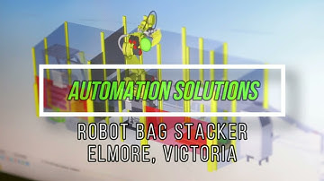 Robot bag stacker at Hunter Premium