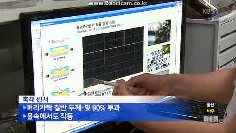 A Transparent Pressure Sensor Array : News on KBS morning news(뉴스광장2부)