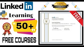 LinkedIn Learning Python Free Courses || Free LinkedIn Certificate ||