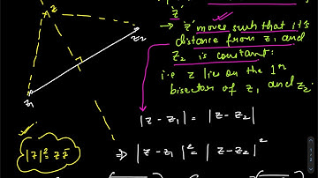 Equation of Perpendicular Bisector | Complex Numbers