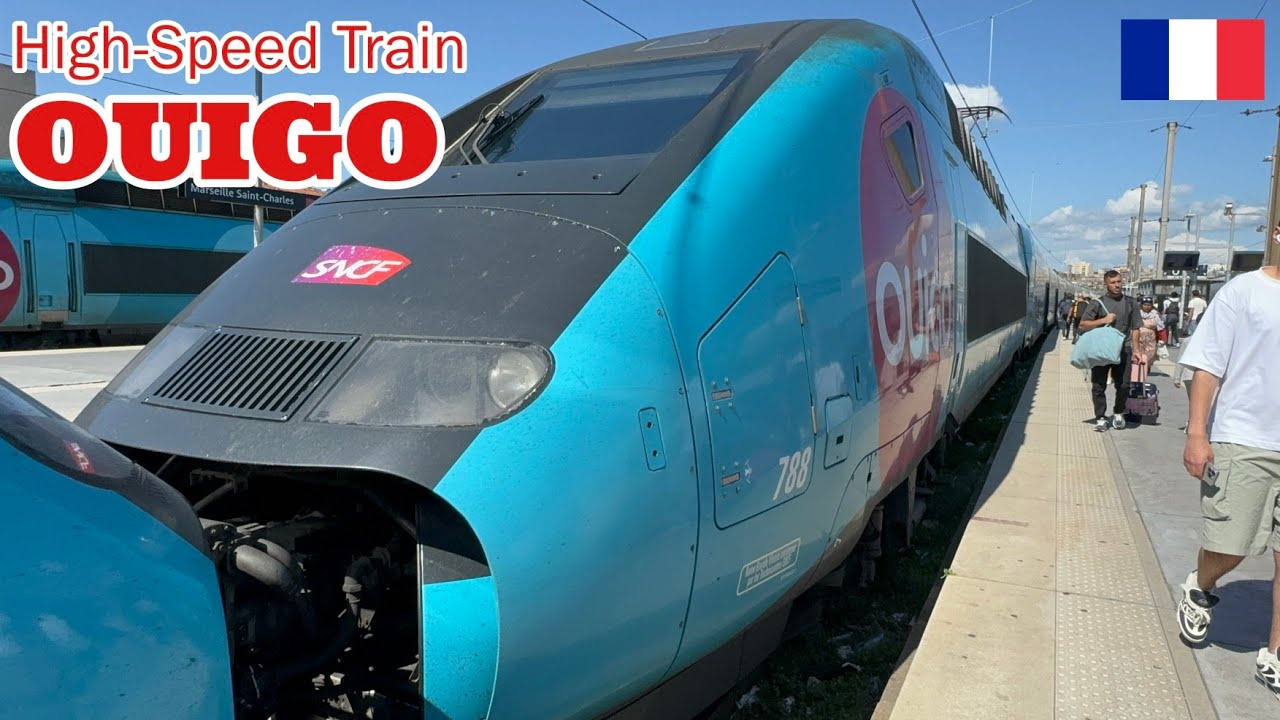 Voyager en OUIGO de Marseille Saint-Charles TGV à la Gare de Marne-la-Vallée Chessy