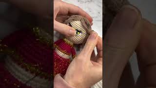 Should I add a mouth? #crochet #amigurumi #wedding