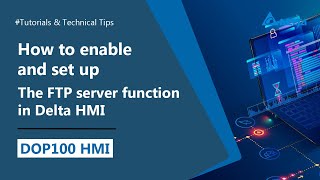 DOP100 HMI | FTP Server Function Setup