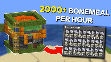 Minecraft Simple Moss Bonemeal Farm (Chromoss) | Java, 1.17 - 1.21+ | by Monica
