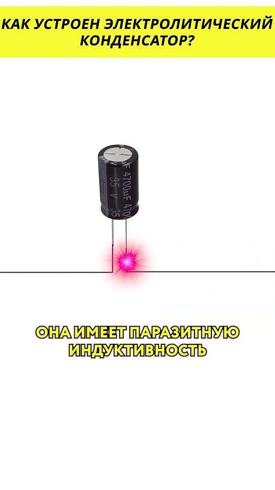 Электролитический конденсатор #электроника #конденсатор - YouTube