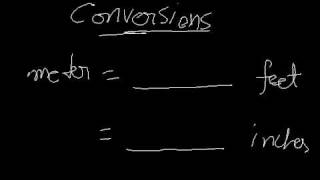 Conversion-meter to feet,inches