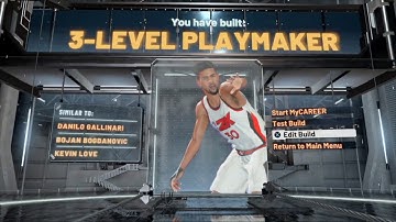RARE 3-LEVEL PLAYMAKER BUILD 2K20