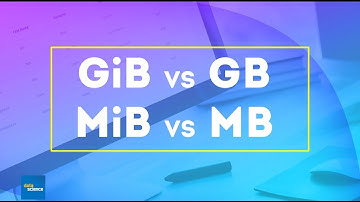 GiB vs GB  Gibibytes vs Gigabit | MiB vs MB