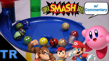 Elimination Marble Race: N64 Super Smash Bros Battle | Premier Marble Racing