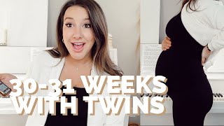 30-31 WEEKS PREGNANT | Q&A | TWIN PREGNANCY | heather fern