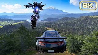 Forza Horizon 6 - Gundam Mech Race Gameplay (8K 60FPS) screenshot 5