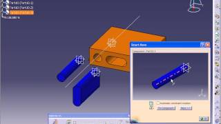 Catia V5 study step by step 111-Coincidence Constraint.avi