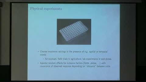 UNQW02 | Dr. Maria Adamou | Bayesian optimal design for Gaussian process model