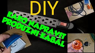 Kako jednostavno napravit produzni kabal od smeca - DIY