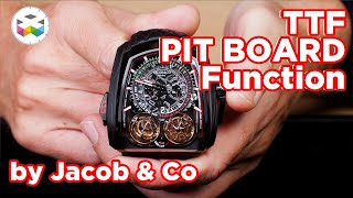 Jacob  & Co - TwinTurbo Furious Chrono Pit Board Explained