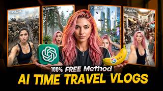 I Made AI Time Travel Vlogs for FREE (No Paid Tools) | Complete Beginner Tutorial