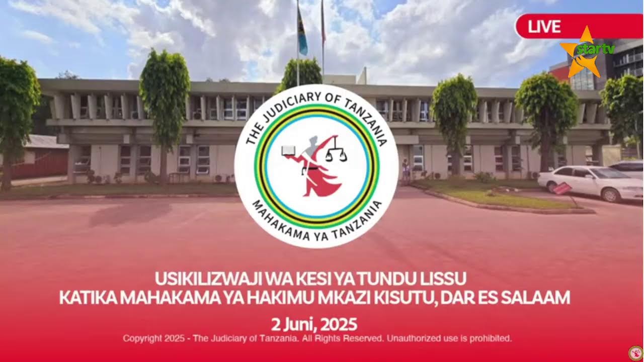 #LIVE:USIKILIZWAJI WA KESI YA TUNDU LISSU KATIKA MAHAKAMA YA HAKIMU MKAZI KISUTU, DAR ES SALAAM